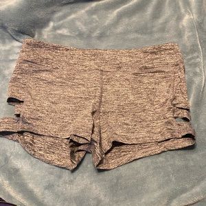 Grey booty shorts